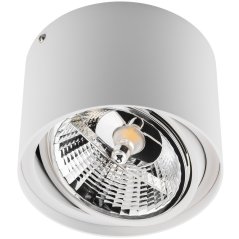 Povrchové svietidlo HALOGEN SPOT TUBA Movable GU10 AR111 Round White 100mm TELES LUMILED