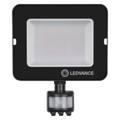 LED reflektor 50W 4500lm 4000K IP65 čierny so senzorom pohybu a súmraku LEDVANCE COMPACT V