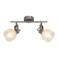 Bodové stropné svietidlo 2x E14 Chrome Classic Francis 5438 Rabalux