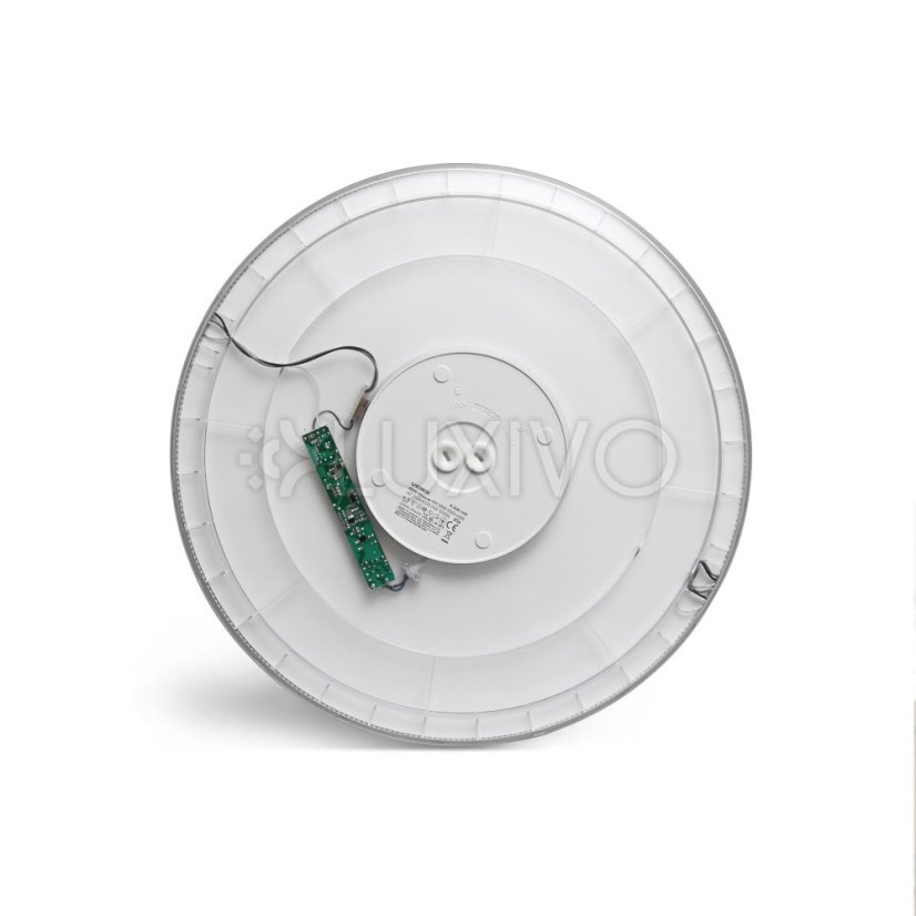 LED plafón vonkajší 44W 4800lm CCT 140° biely nadstropný IP54 Videx
