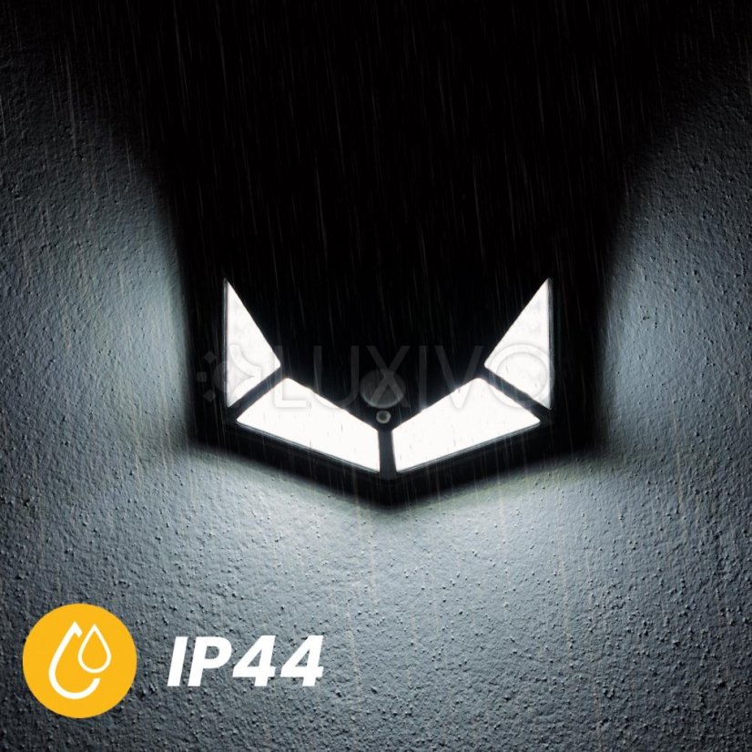 Solárne reflektory LED Halogénová záhradná lampa 6500K IP65 Senzor pohybu a súmraku VERIS LUMILED