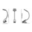 Stolná LED lampa 5W 200lm 4000K White Forys Philips