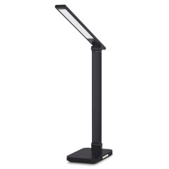 Stolná LED lampa 18W 700lm 6500K studená čierna stmievateľná Videx