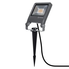 LED reflektor 20W 1700lm 3000K teplý IP65 sivý LEDVANCE GARDEN Flood Endura Drivable