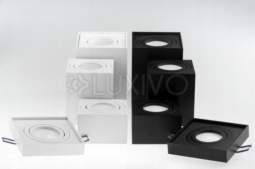 HALOGEN Spot Tube Movable AMAT-L GU10 Round White 115mm LUMILED pre povrchovú montáž