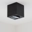 Povrchová montáž HALOGEN Pohyblivé svietidlo AMAT-M GU10 LUMILED Square Black 84mm