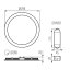Zapustené bodové svietidlo LED 24W 1680lm 4000K neutrálna biela 110° okrúhle ROUNDA