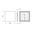 LED panel 60x60 36W 3200lm 4000K White Projetline Philips
