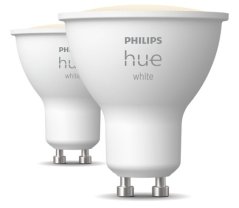 2x LED žiarovka GU10 s reflektorom 4,2 W = 50 W 400 lm 2700K teplá biela SMART Smart Bluetooth ZigBee biela Philips HUE