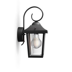 BUZZARD myGarden E27 IP44 Záhradné svietidlo LED smerujúce nadol čierne PHILIPS