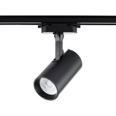 GU10 BLACK reflektor na prípojnice pre jednofázové prípojnice Nastaviteľné svietidlo na prípojnice SPOT Lamp