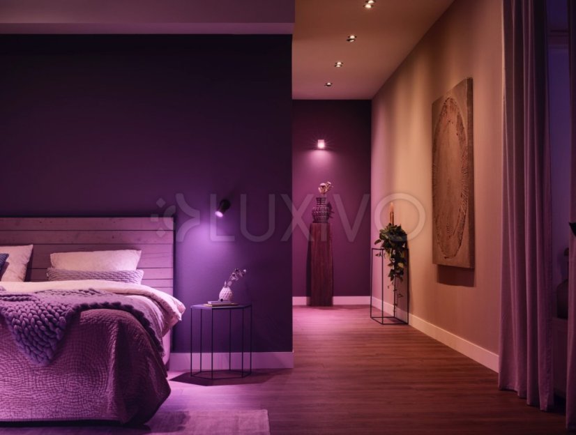 3x LED žiarovka GU10 s reflektorom 4,2W = 50W 400lm 2000-6500K CCT + RGB SMART Smart Bluetooth ZigBee White and Color Ambiance + Bridge Bridge + PILOT Regulátor Philips HUE Starter Kit