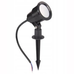 Záhradný vonkajší reflektor LED SERGIO 7W 2700K Driven Black Modern