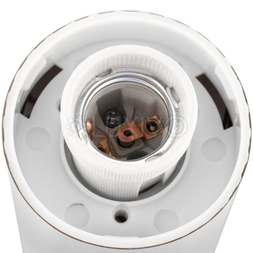 Vonkajšia záhradná lampa E27 INOX PIPE 45cm Lilium Lumiled