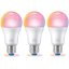 3x LED žiarovka E27 A60 8,8W = 60W 806lm 2200-6500K RGB + TW Smart SMART WiFi Bluetooth App WiZ