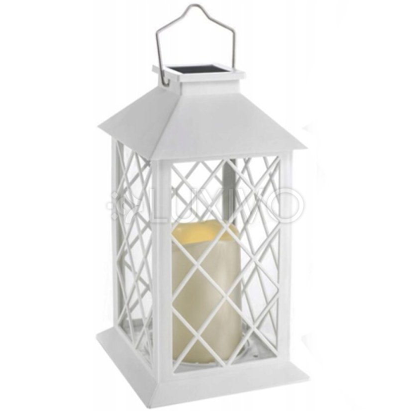 LED solárna záhradná lampa LIRIO Závesná lucerna 28cm LUMILED