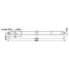 LED zářivka G5 T5 37W = 80W 5050lm 3000K teplá 160° 145cm SubstiTUBE Osram