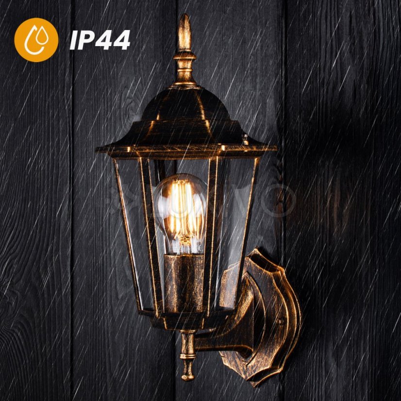 Vonkajšie svietidlo E27 Záhradná nástenná lampa Patina BELLIS LUMILED