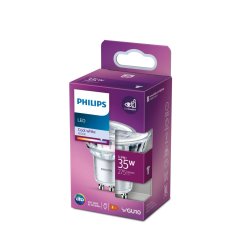 LED žiarovka GU10 3,5W = 35W 275lm 4000K Neutrálne 36° reflektor PHILIPS