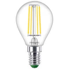 LED žiarovka E14 Ball P45 2,3W = 40W 485lm 210lm/W 4000K Neutral 300° CLASS A UltraEfficient Philips