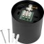HALOGEN Hliníkové svietidlo na povrchovú montáž Black SPOT TUBA 10cm pre LED GU10 Bellalux