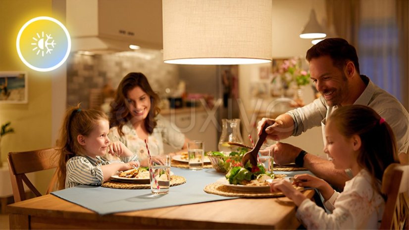3x LED žiarovka E27 A60 8W = 60W 806lm 2700-6500K TW Smart SMART WiFi Bluetooth App WiZ Philips