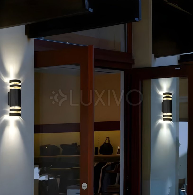 Záhradné nástenné svietidlo 2x E27 12W LED Upstairs Downstairs RINGO LUMILED