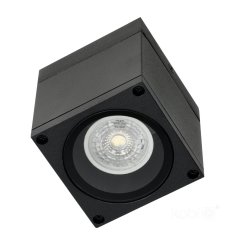 Záhradná vonkajšia bodová lampa GU10 čierna IP54 Querk