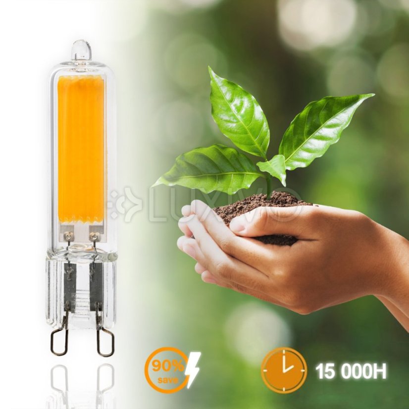 LED žiarovka G9 kapsula 5W = 50W 560lm 3000K Warm 360° LUMILED