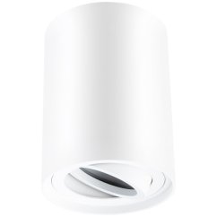 HALOGEN Spot Tube Movable AMAT-L GU10 Round White 115mm LUMILED pre povrchovú montáž