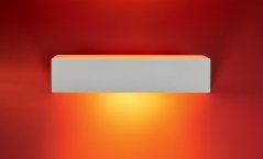 Svietidlo sadrové, dekoratívne, nástenné CEGIEŁKA 1xE14 biela GOLDLUX (Polux)