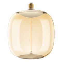 LED dekoratívna žiarovka E27 12W = 45W 550lm 1800K teplá 320° jantárová filament stmievateľná vintage 1906 Osram