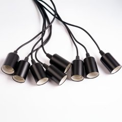 Závesná stropná lampa ARANE pavúk 8 ramien pre LED 8x E27 LUMILED