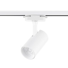 GU10 WHITE reflektor pre jednofázové prípojnice Nastaviteľné koľajnicové svietidlo SPOT Lamp