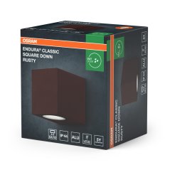 Vonkajšie nástenné svietidlo GU10 hnedé IP44 ENDURA Osram
