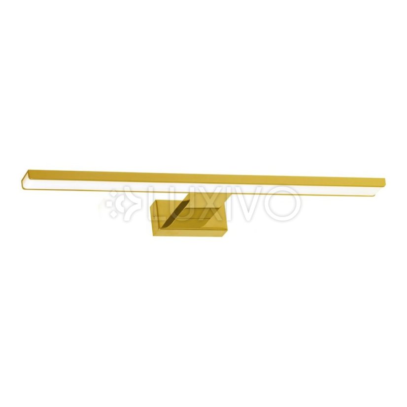 Nástenné svietidlo SHINE GOLD obdĺžnik 13,8W LED IP44 Kov a plast Milagro Nástenné svietidlo SHINE GOLD obdĺžnik 13,8W LED IP44 Kov a plast Milagro