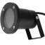 Záhradné svietidlo LED GU10 IP65 WATERPROOFED čierne s 1m káblom HORTI LUMILED