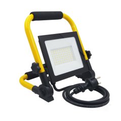 Vonkajší záhradný LED reflektor 50W 4250lm 4000K neutrálna biely 110° IP54 IK06 čierny žltý Tigra Kobi