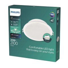 LED panel LED vstavané svietidlo 20W 2100lm 3000K White Meson Philips