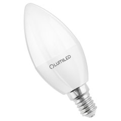 LED žiarovka E14 B35 7W = 60W 650lm 3000K Warm 180° LUMILED