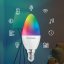 LED žiarovka E14 B35 CANDLE 5W = 40W 450lm RGB stmievateľná CCT Inteligentná TUYA WiFi SMART SAYO LUMILED