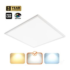 LED panel nástenný 36W 4320lm 4000K 120° neutrálna biela kasetový 60x60cm Nelio Kobi