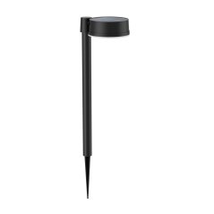 Záhradná Solárna lampa LED 1,5 W 200 lm 2700 K čierna Vynce Philips