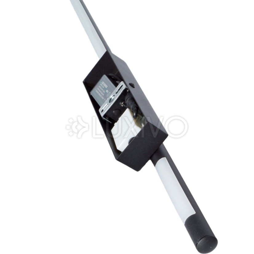 LED nástenné svietidlo LUNA BLACK Metal 120cm moderný štýl IP54