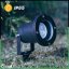 Záhradné svietidlo LED GU10 IP65 WATERPROOFED čierne s 1m káblom HORTI LUMILED