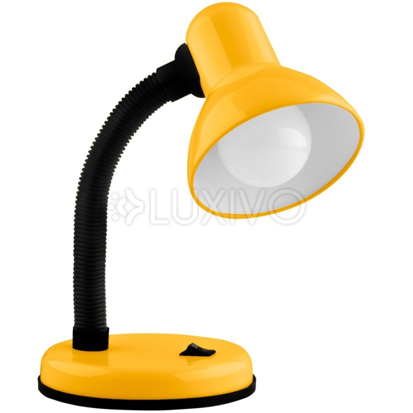 Stolná stolná lampa Nastaviteľné školské nočné svetlo E27 žltá