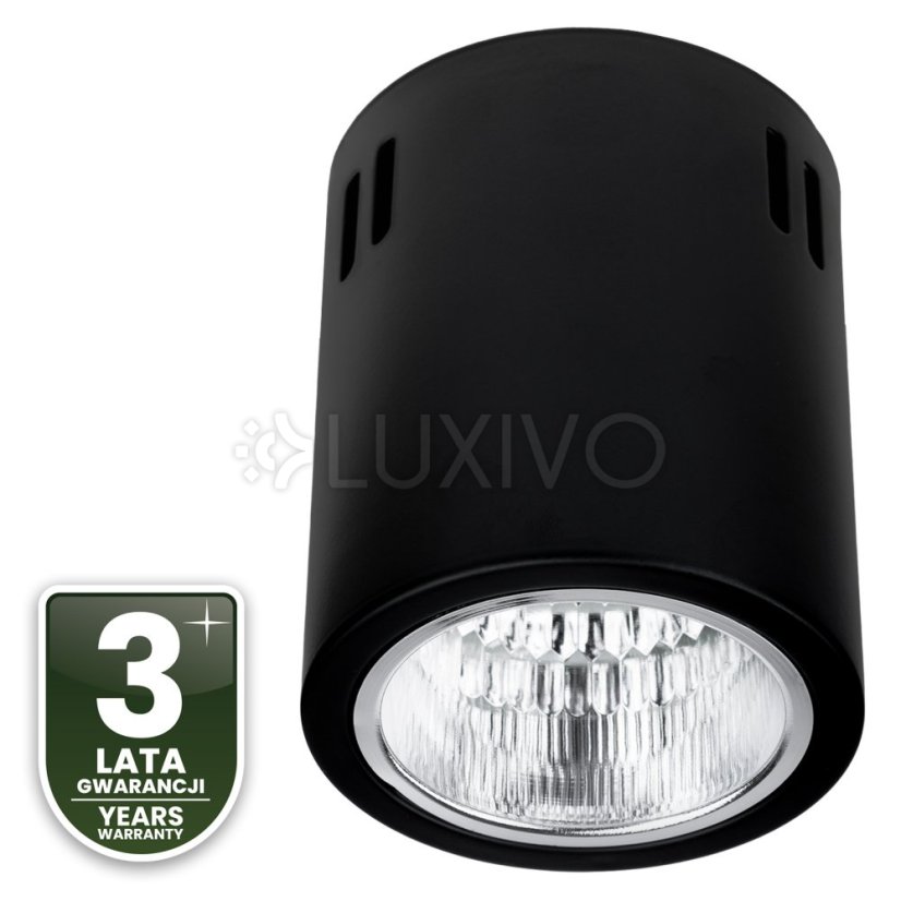 Stropné svietidlo APUS 10 Spot TUBA Black E27