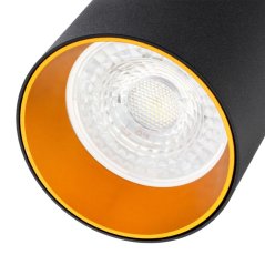 Stropné svietidlo ERIS SPOT Reflector Halogénové svietidlo 6xGU10 Čierna a zlatá