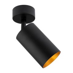 ERIS SPOT Reflektorové stropné svietidlo GU10 Halogénové svietidlo Čierna a zlatá