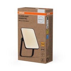 LED reflektor 10W 900lm 3000K IP65 čierny Essential Osram